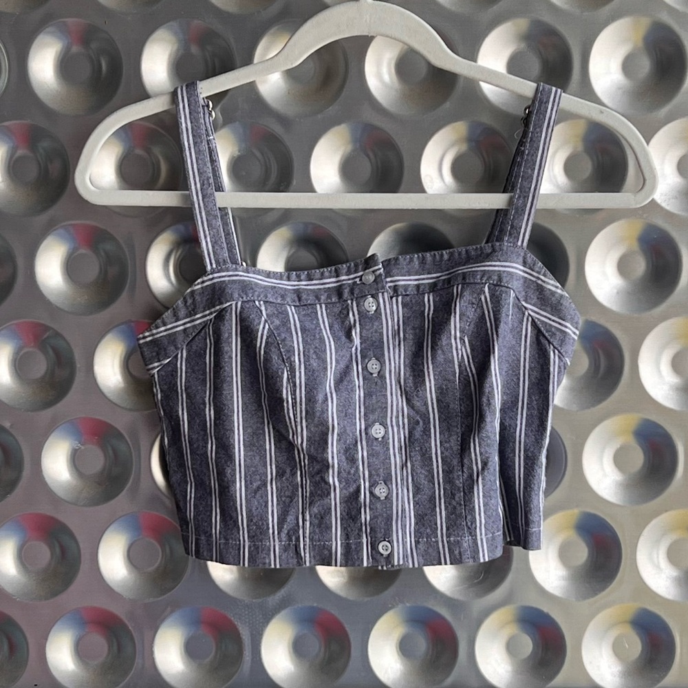 Brandy Melville striped crop top